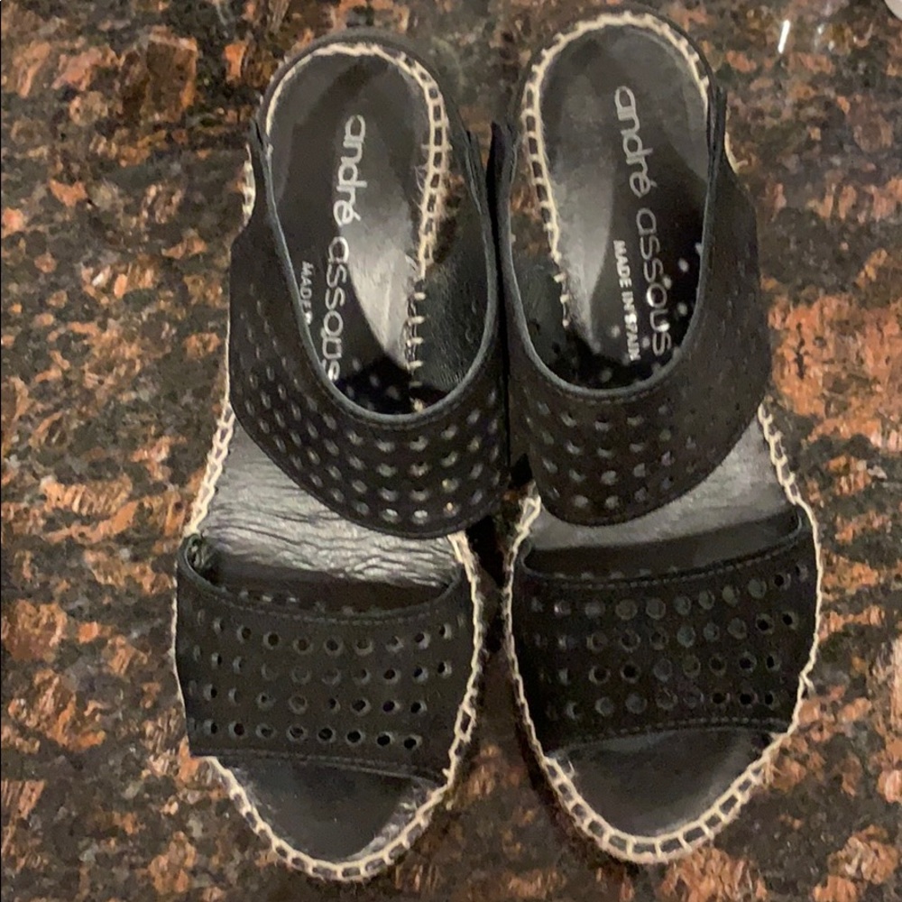 Andre Assous gently worn wedges